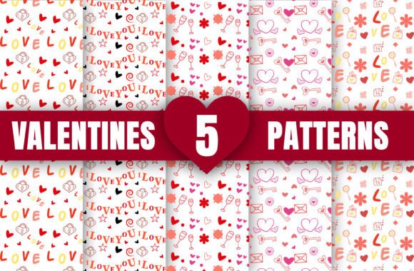 5 Cute Valentine’s Day Patterns for Creative Projects