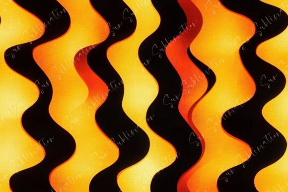 Abstract Wave Patterns Seamless: A Dynamic Design Element
