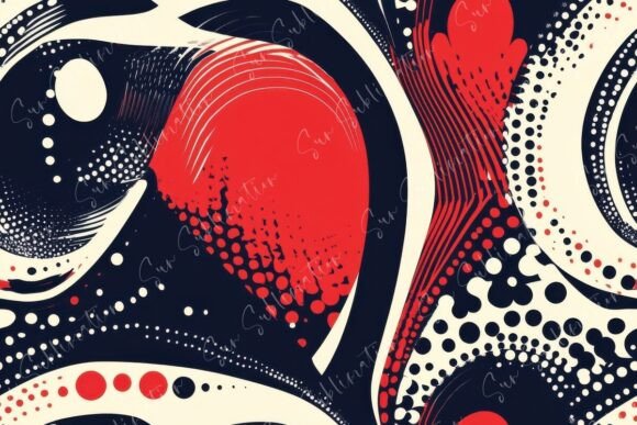 Dynamic Abstract Patterns Seamless: A Versatile Design Asset for Creative Workflows