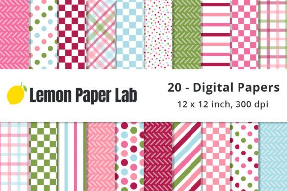 Pink, Blue and Green Checkered Patterns: A Versatile Design Choice for Creative Projects