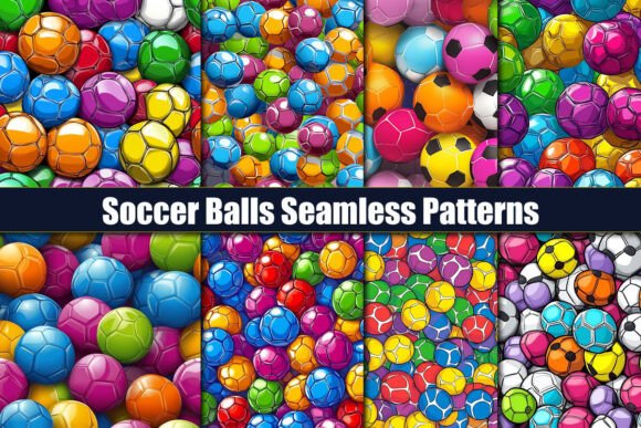 Soccer Balls Seamless Patterns: A Creative Resource for Modern Designers and Enthusiasts