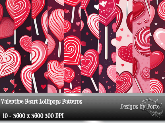 Valentine Heart Lollipops Patterns: A Creative Resource for Romance