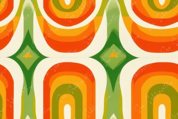 Vibrant Retro Patterns Seamless: A Bold Design Statement